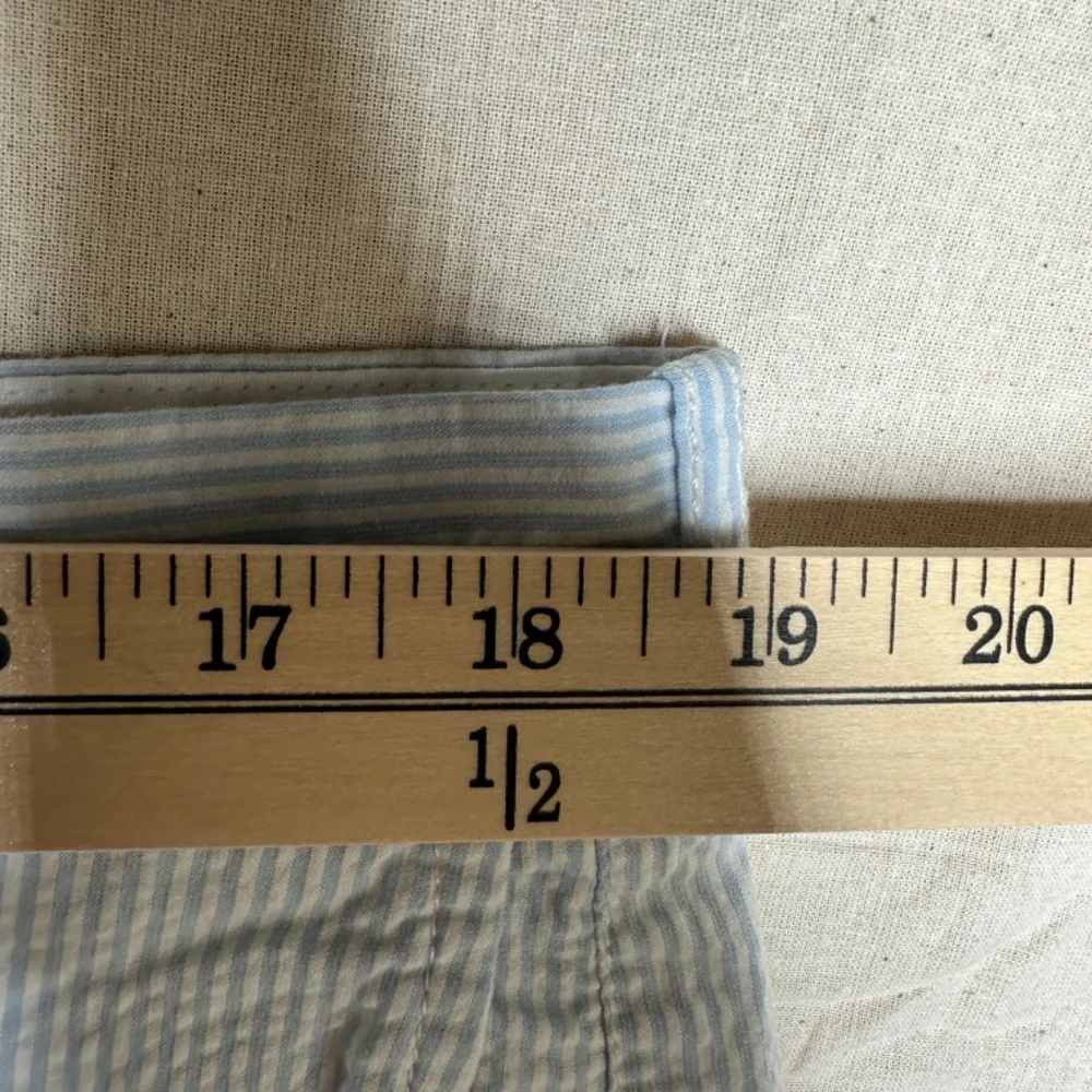 J Crew Men's Blue‎ and White Striped 9